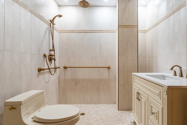 Grab bar installation.