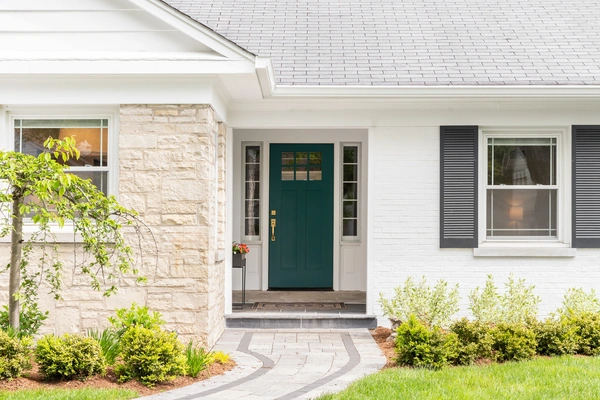 green front door replacement