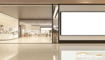 Commercial building interior