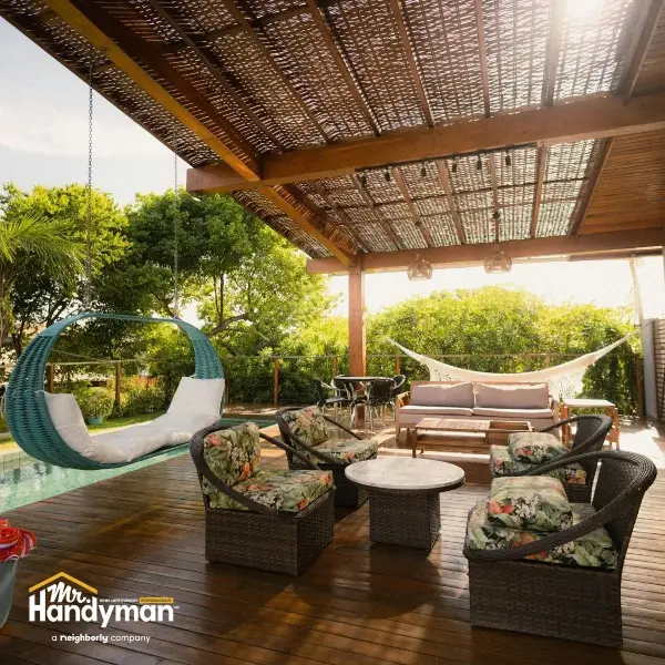 Spring deck construction