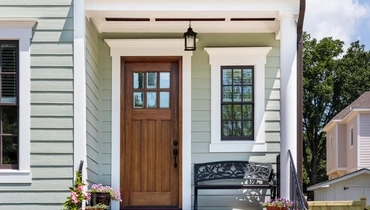 wood front door replacement