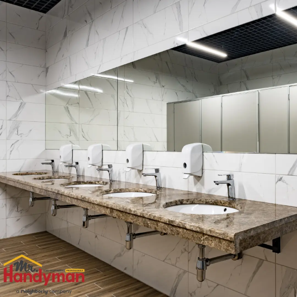 Clean bathroom