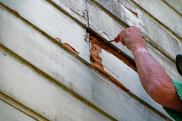 Deck wood rot.