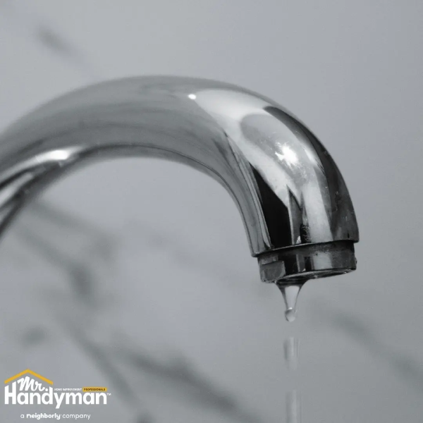 Dripping kitchen faucet caused by winter plumbing stress in West Nashville TN