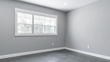 Empty room interior remodel.