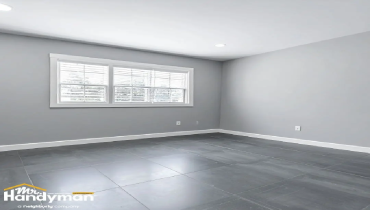 Winter home remodeling project inside a West Nashville Tennessee home
