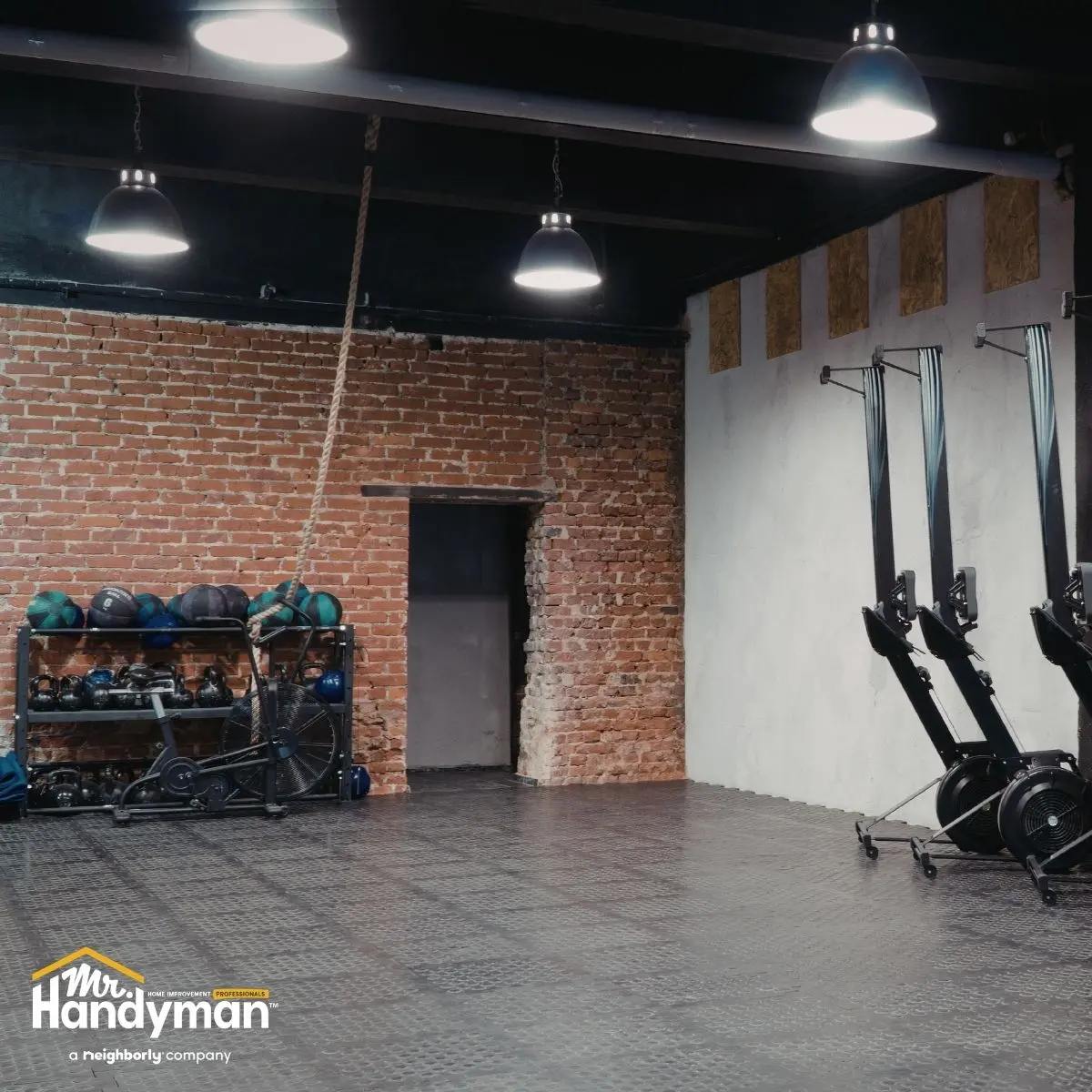 Mr. Handyman gym led upgrade