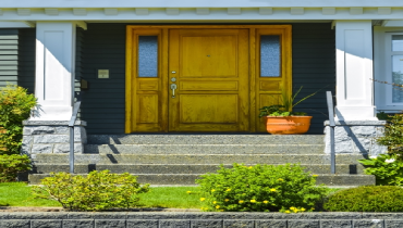 Front door.