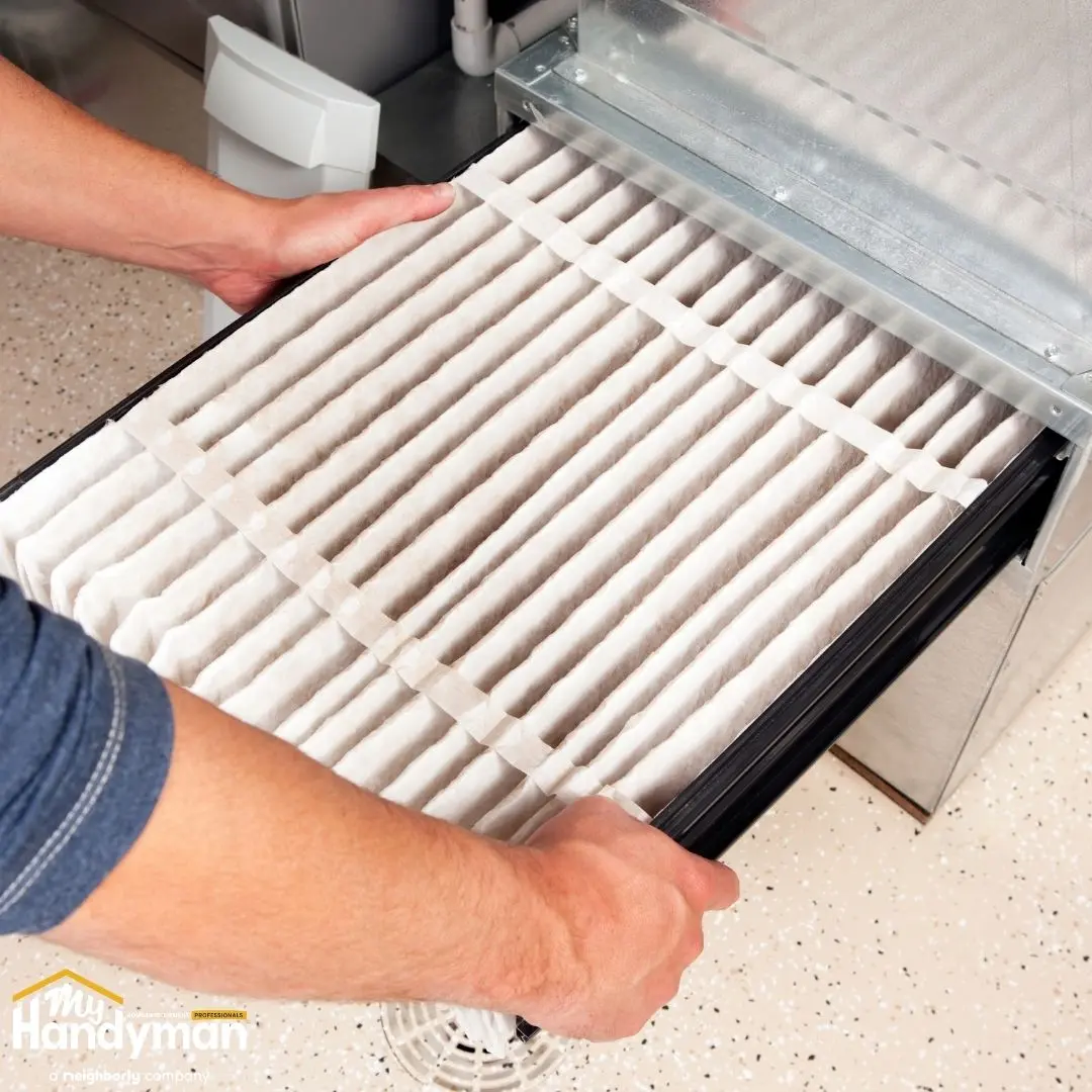 Furnace filter replacement my handyman.