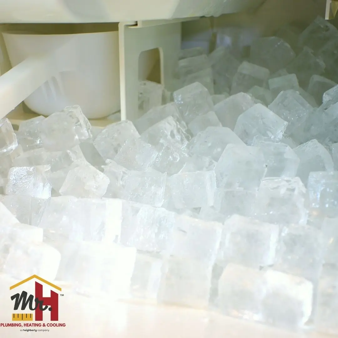 Commercial ice machine clean food-service.