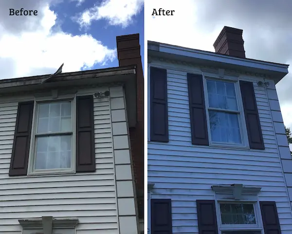 Door Installation before and after.