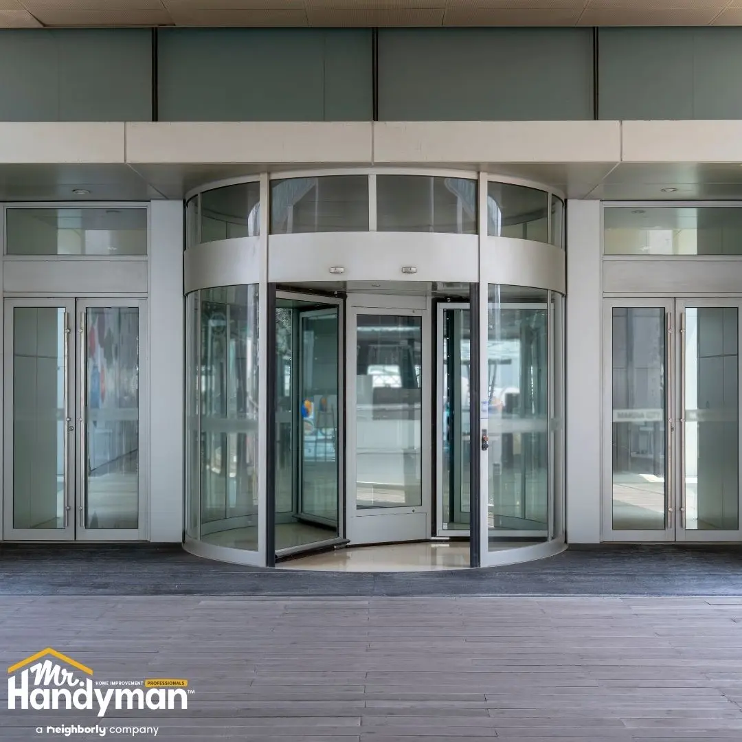 Commercial door repair.