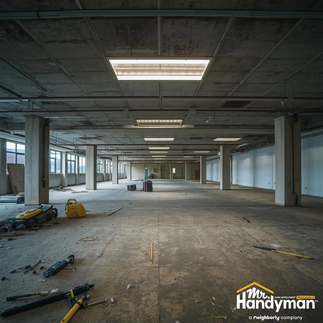 Commercial office repair.