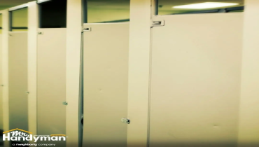 Commercial restroom maintenance.