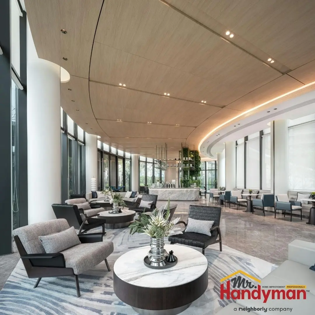 Hotel lobby.