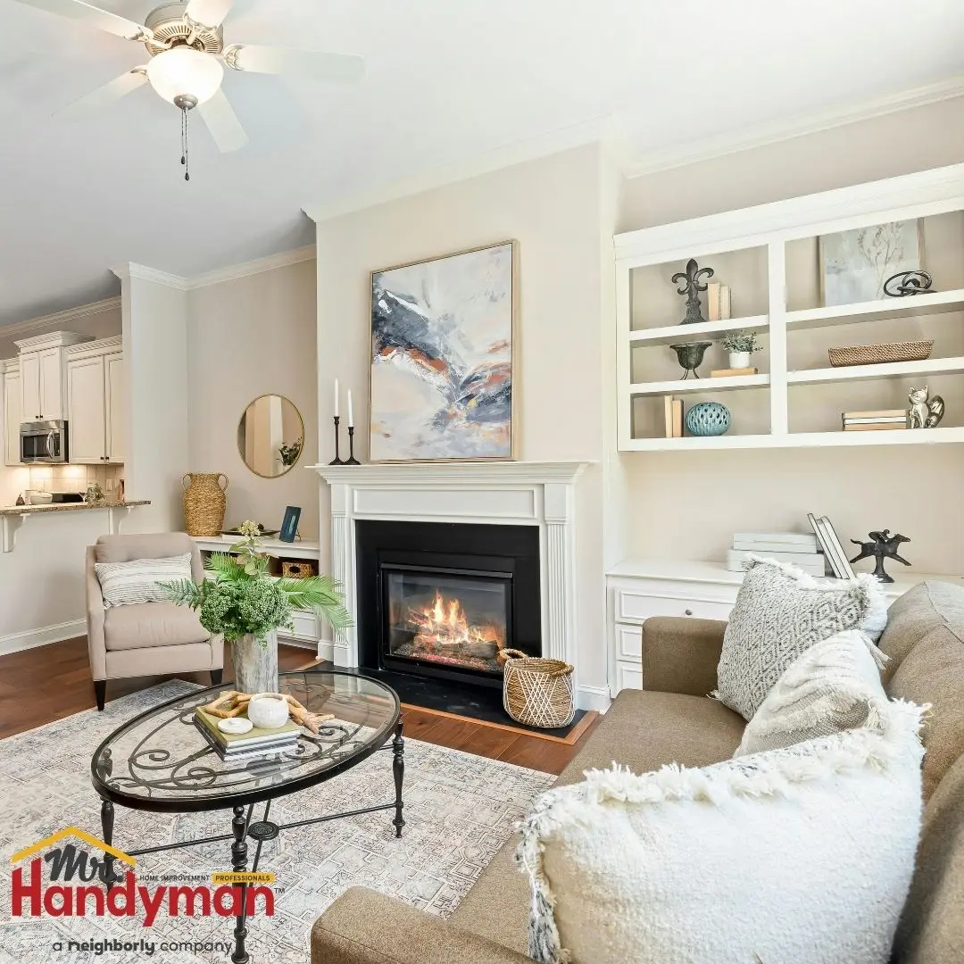 A living room.