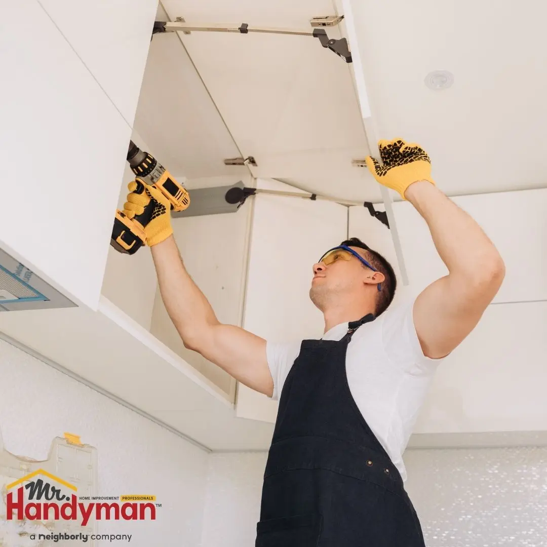 Routine checkup b y handyman.